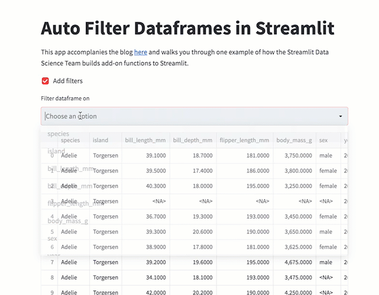 autofilter-dataframes