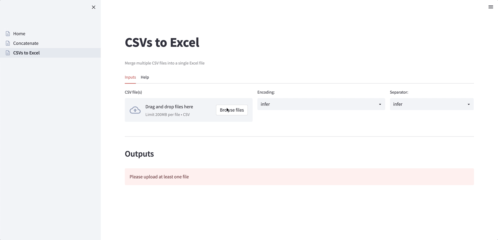 csv2excel