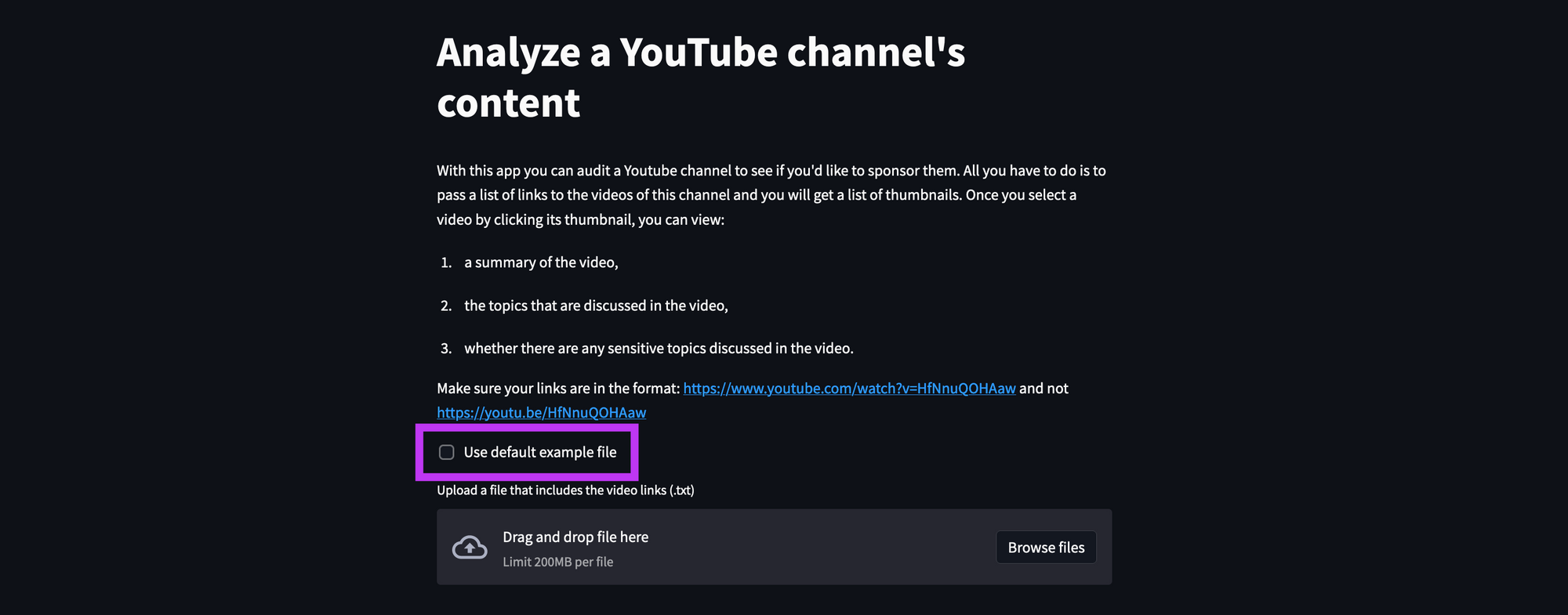 analyze-youtube-channel-content