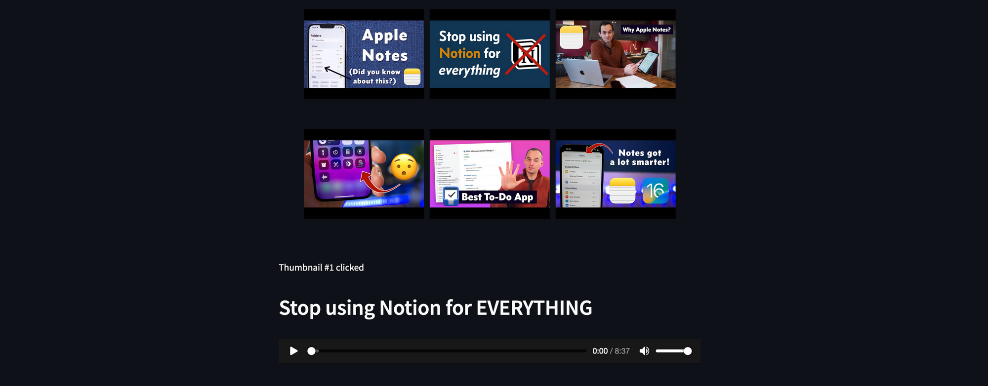 video-summary-function