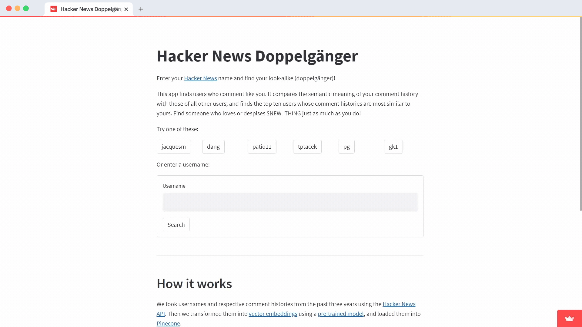 Finding your look-alikes with semantic search