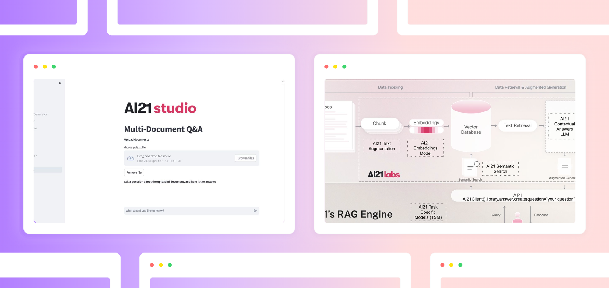Grounded multi-doc Q&A made simple with AI21