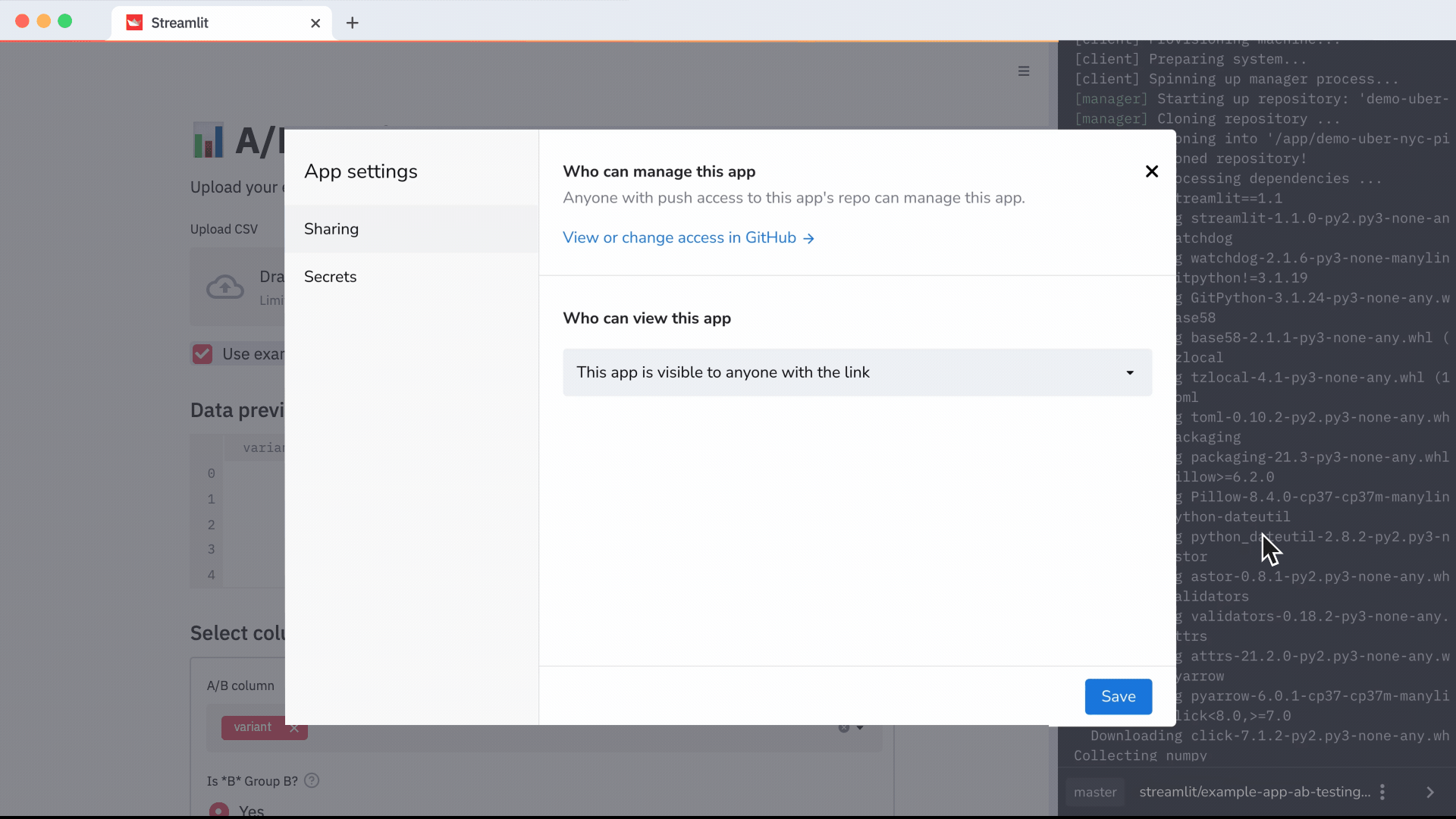 Deploy a private app for free! 🎉