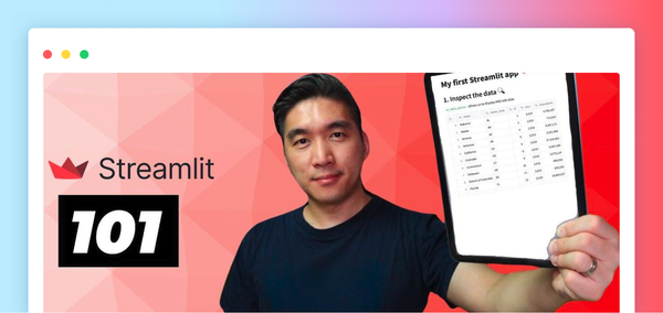 Streamlit 101: The fundamentals of a Python data app